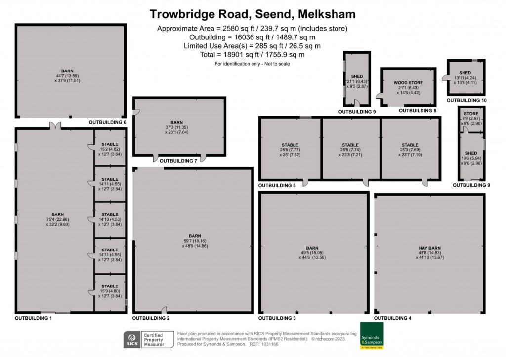 Floorplans For Trowbridge Road, Seend, Melksham