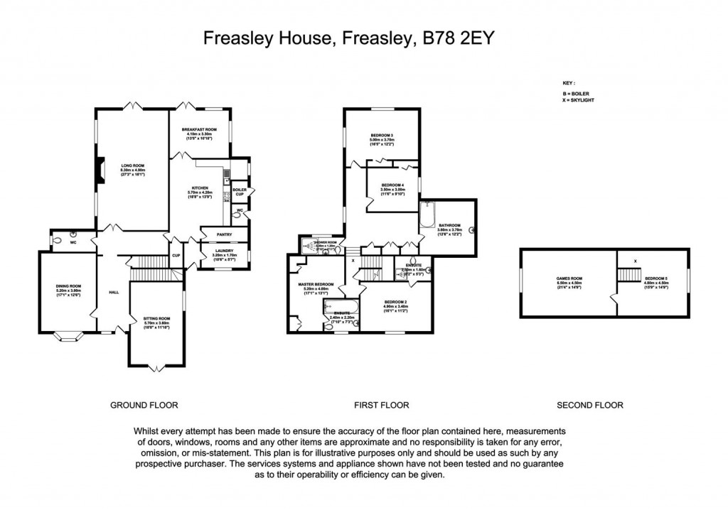 Floorplans For Freasley, Tamworth, B78