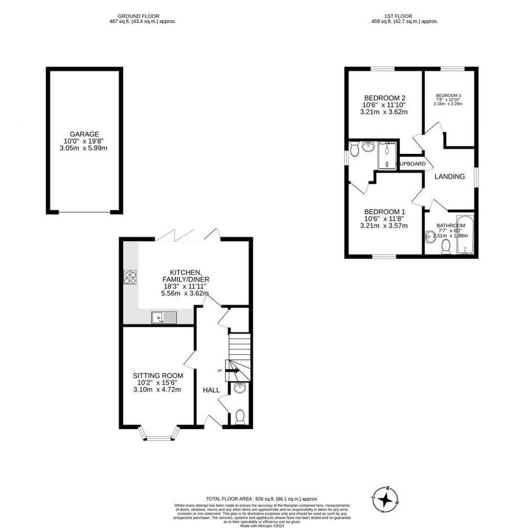 Floorplans For UNEXPECTEDLY RE-OFFERED TO THE MARKET!! Trolley Close, Husbands Bosworth