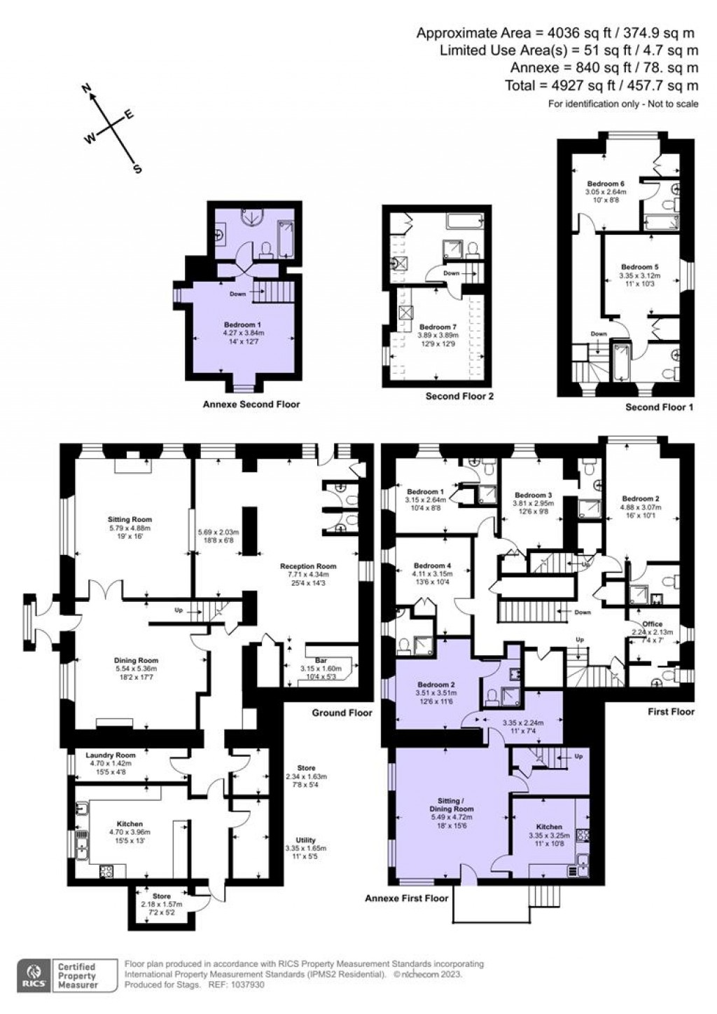 Floorplans For Boscastle, North Cornwall