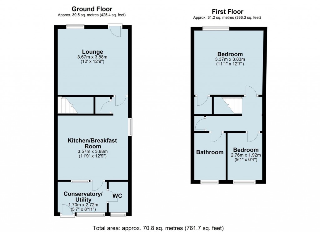Floorplans For Castle Road, Hartshill, CV10