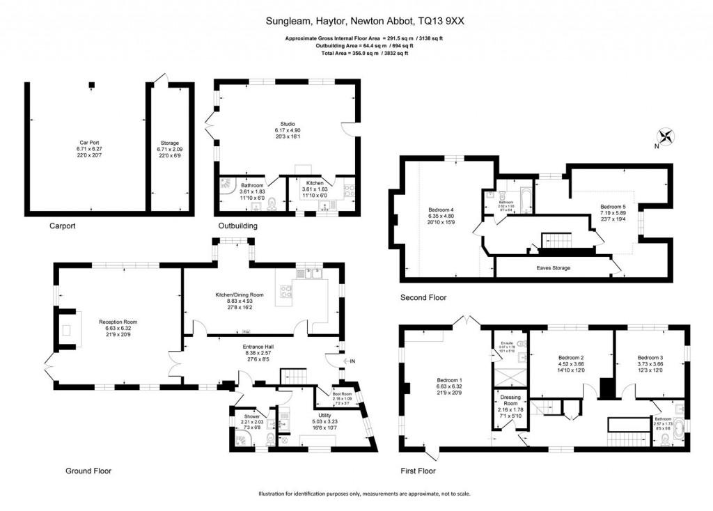 Floorplans For Haytor, Devon