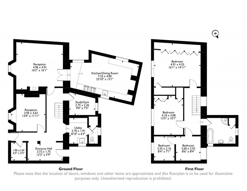 Floorplans For Barleythorpe Road, Oakham, Rutland