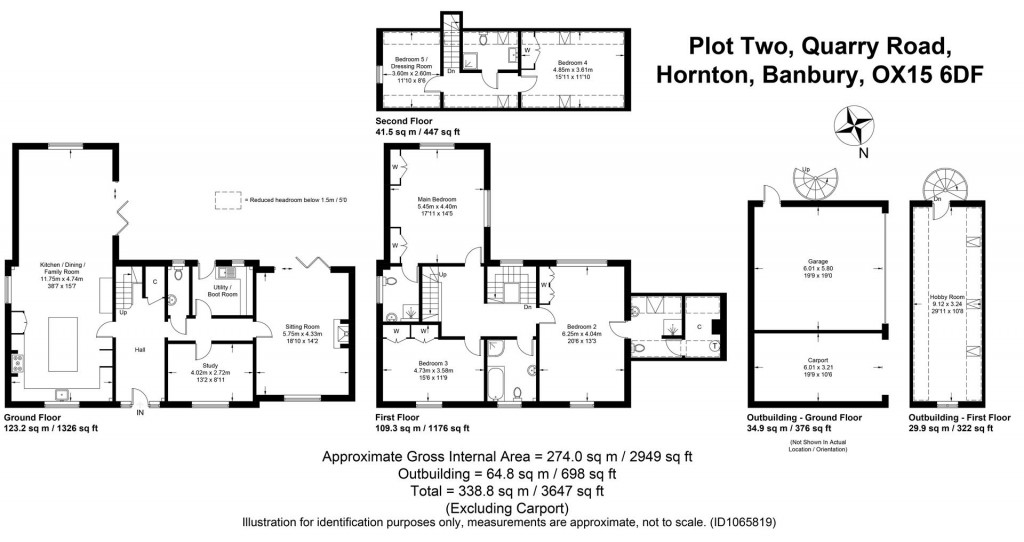 Floorplans For Hornton, Banbury