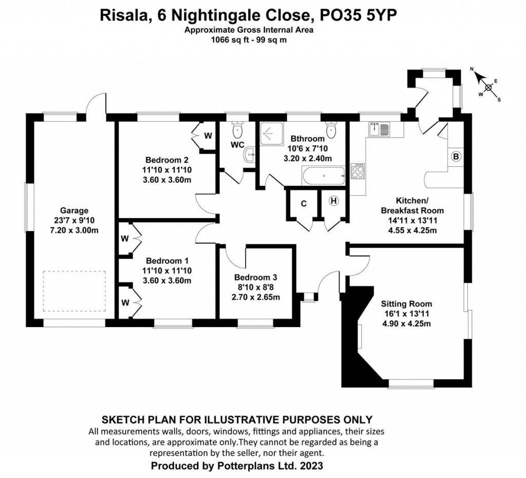 Floorplans For Bembridge, Isle of Wight