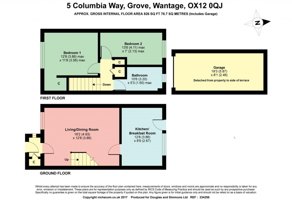 Floorplans For Columbia Way, Grove, Wantage