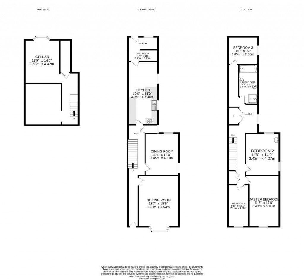 Floorplans For Fosse Way, Syston, Leicestershire