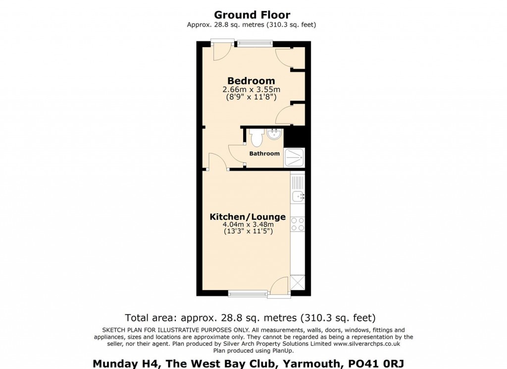 Floorplans For Yarmouth, Isle of Wight