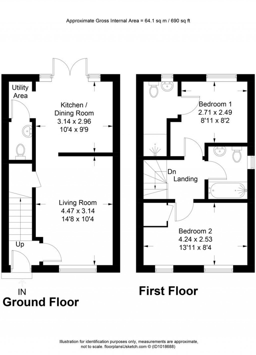 Floorplans For John Cole Close, Wellington