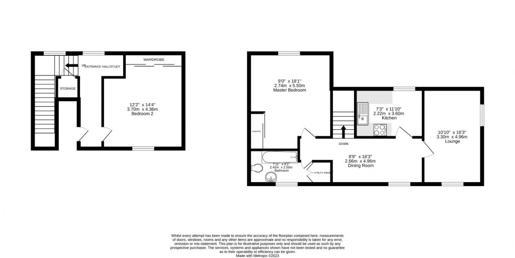 Floorplans For The Byways, Gaulby Lane, Stoughton, Leicestershire