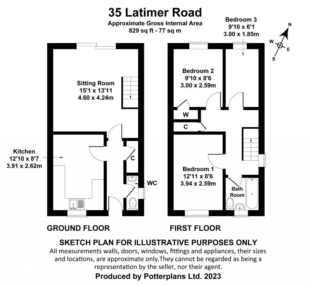 Floorplans For St. Helens, Isle of Wight