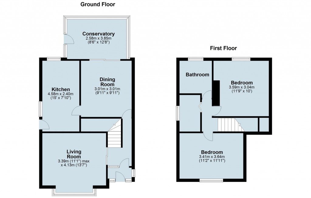 Floorplans For Rossendale Road, Earl Shilton, Leicester, LE9