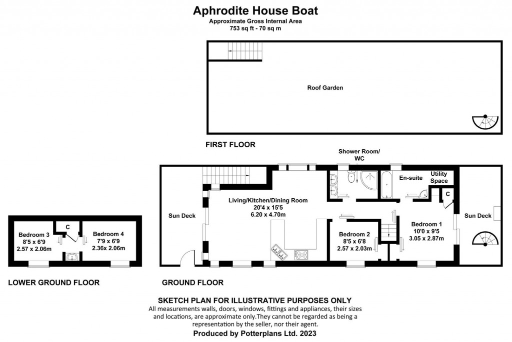 Floorplans For St. Helens, Isle of Wight