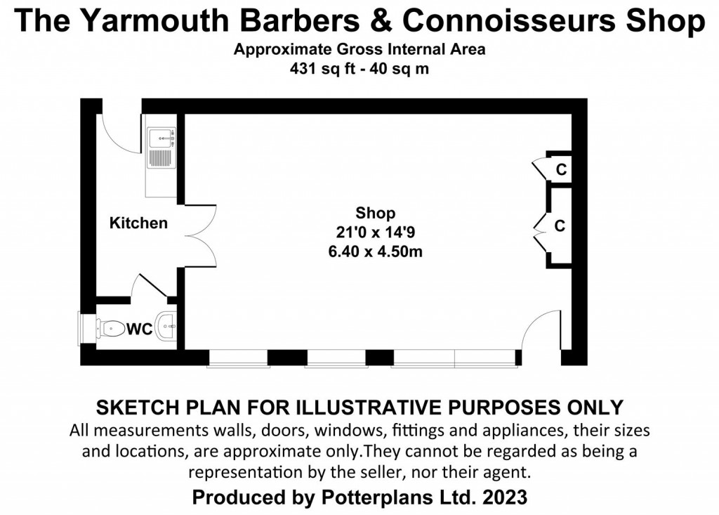 Floorplans For Yarmouth, Isle of Wight