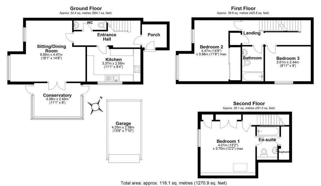 Floorplans For Sea View Gardens, Hope Cove, Kingsbridge