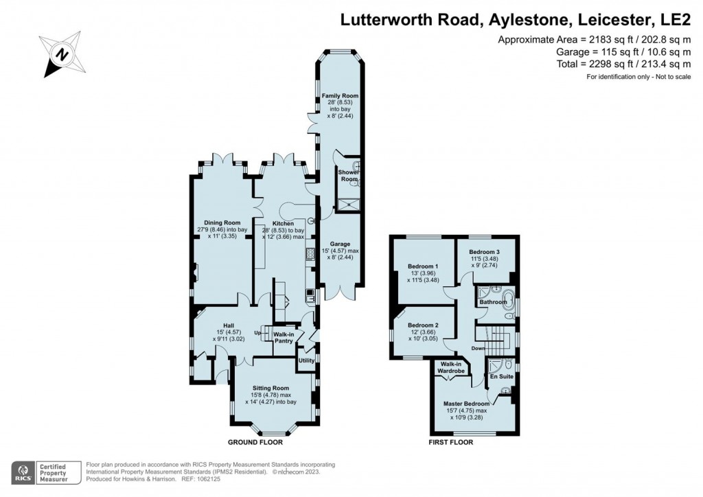 Floorplans For Lutterworth Road, Aylestone, Leicester