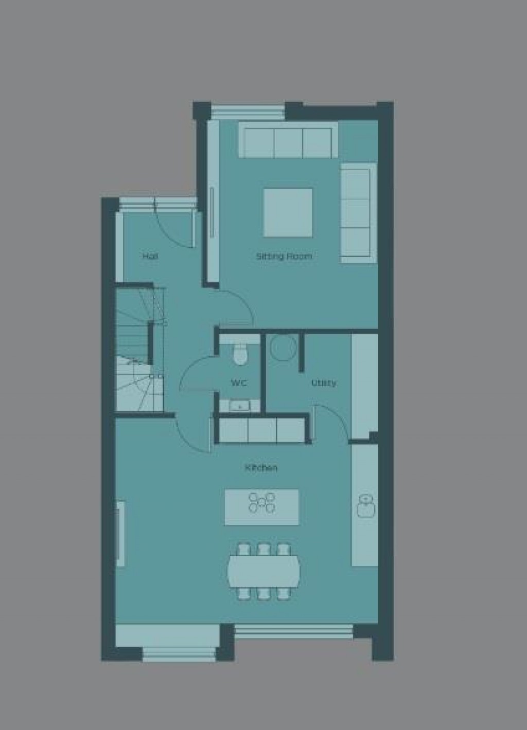 Floorplans For High Street, Harston, Cambridge