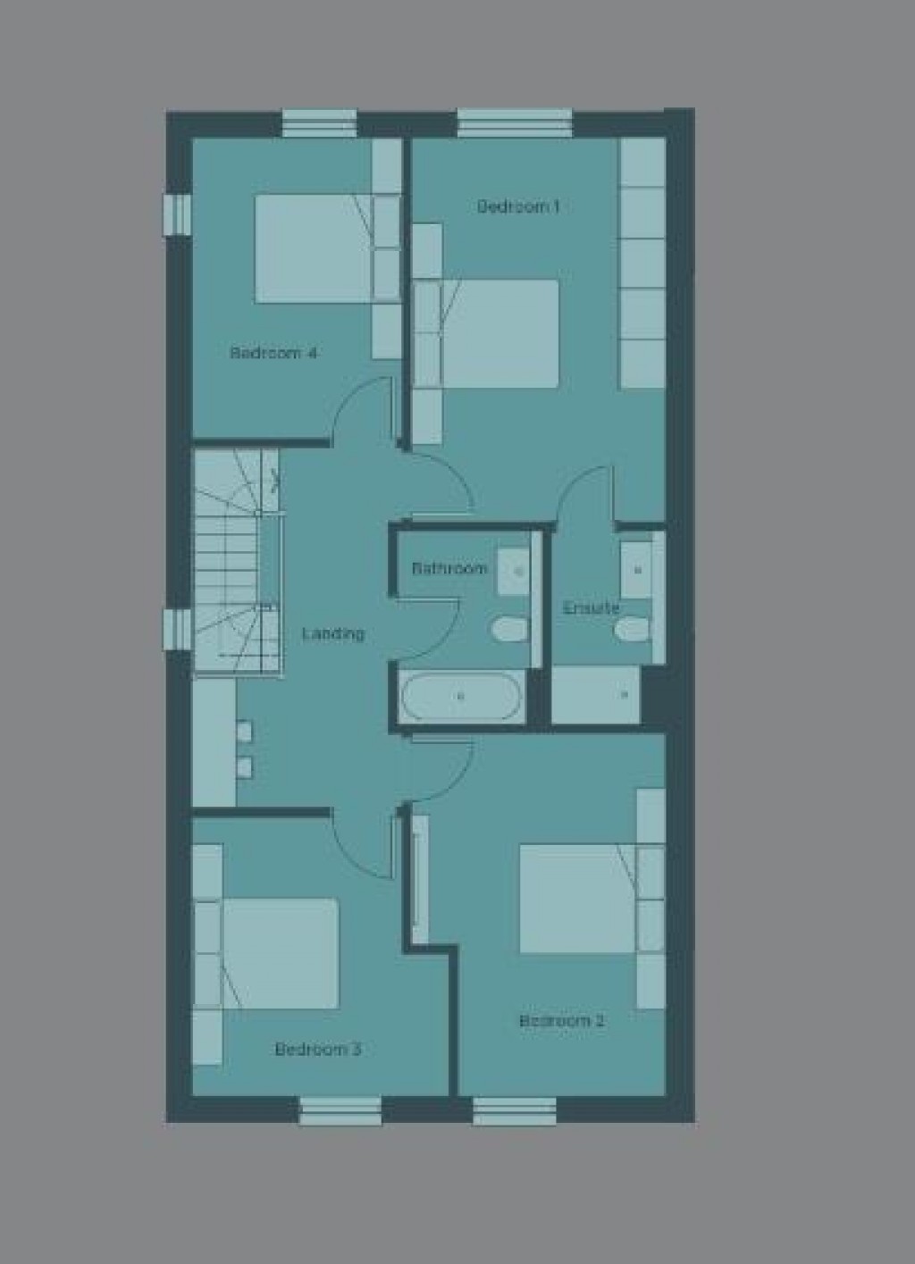 Floorplans For High Street, Harston, Cambridge