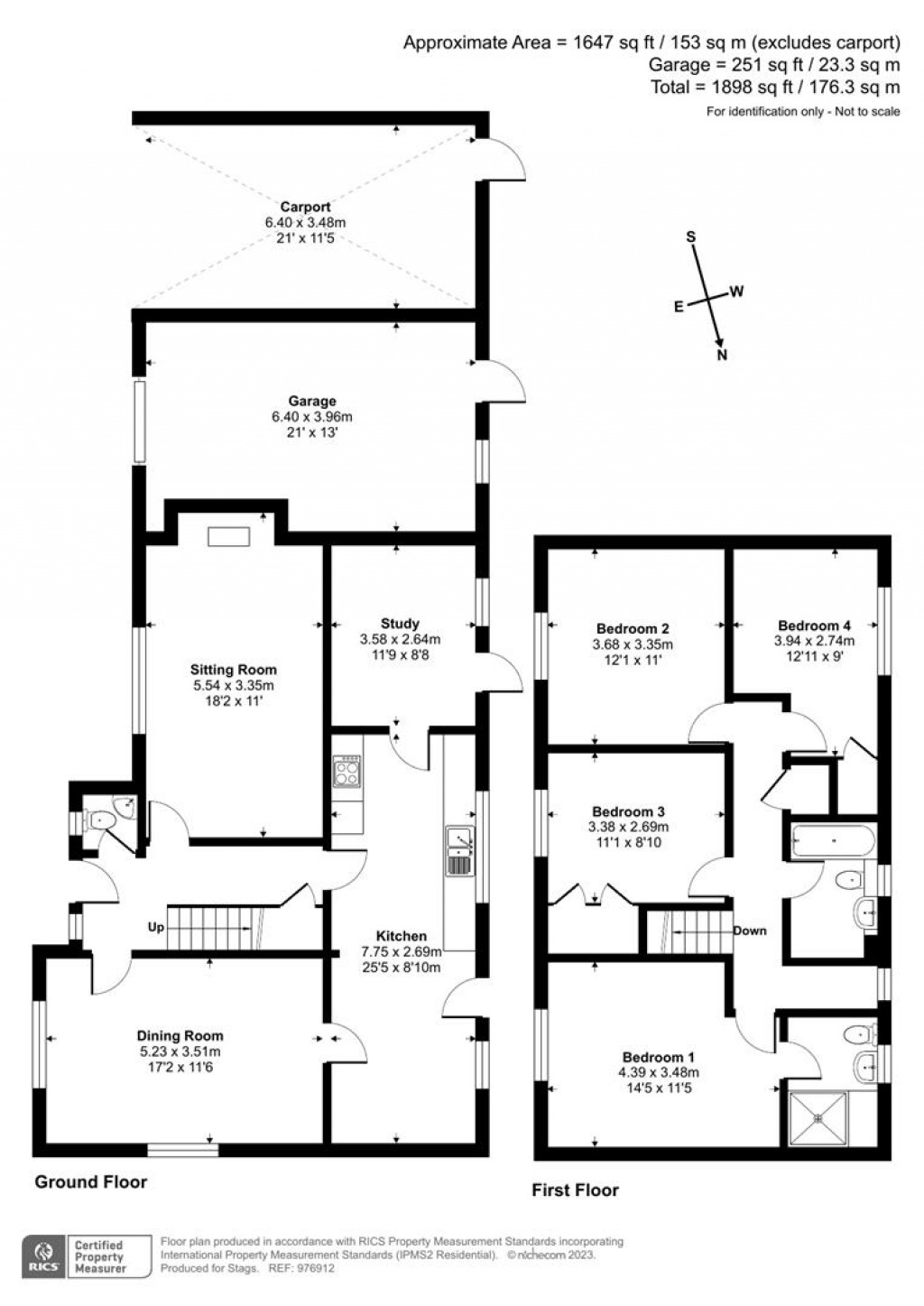 Floorplans For Prixford, Barnstaple