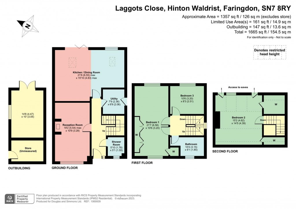 Floorplans For Laggots Close, Hinton Waldrist, Faringdon