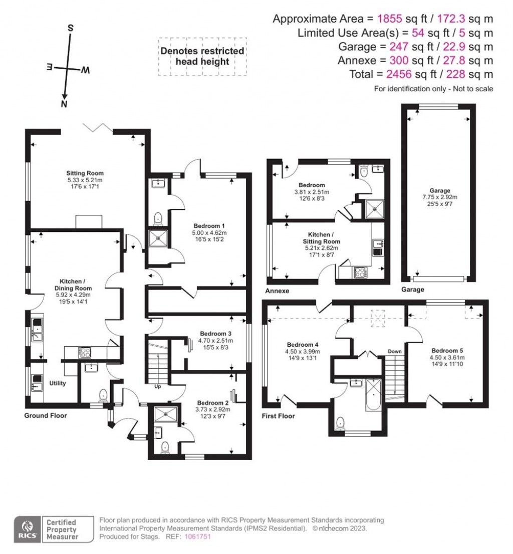Floorplans For Highcliffe Close, Seaton