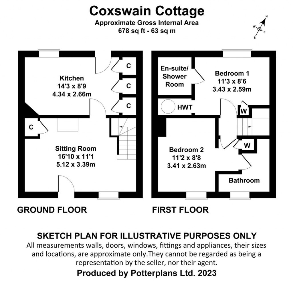 Floorplans For Bembridge, Isle of Wight