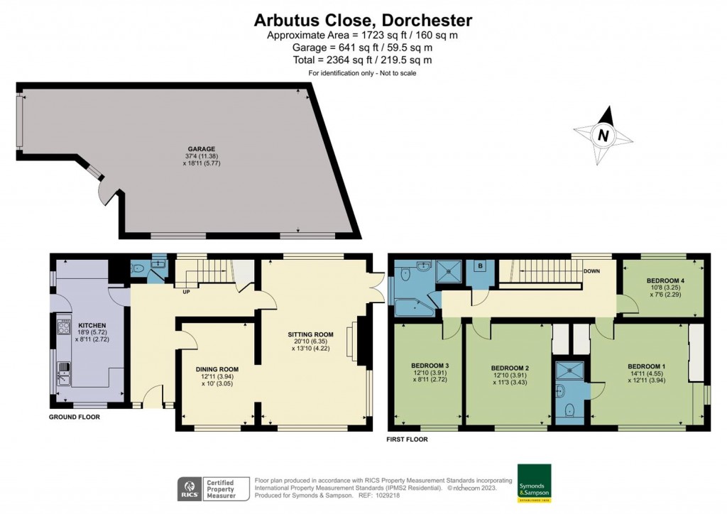 Floorplans For Arbutus Close, Dorchester, Dorset