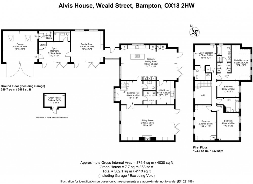 Floorplans For Weald, Bampton