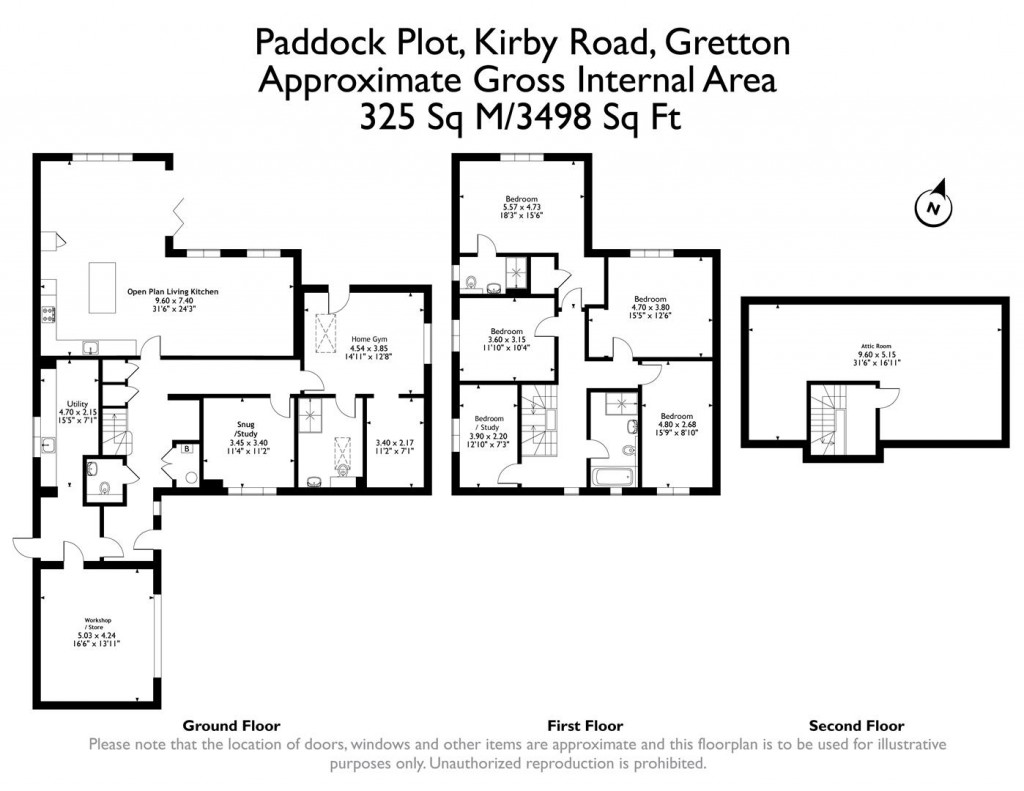 Floorplans For Kirby Road, Gretton, Northamptonshire