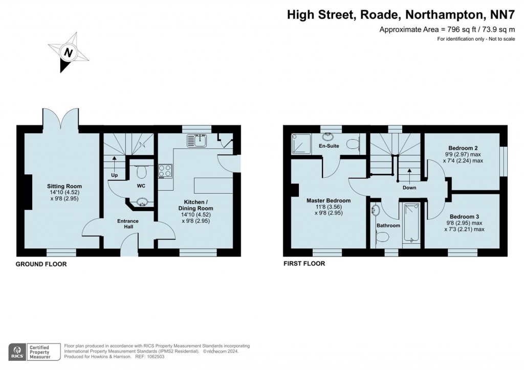 Floorplans For High Street, Roade, Northampton