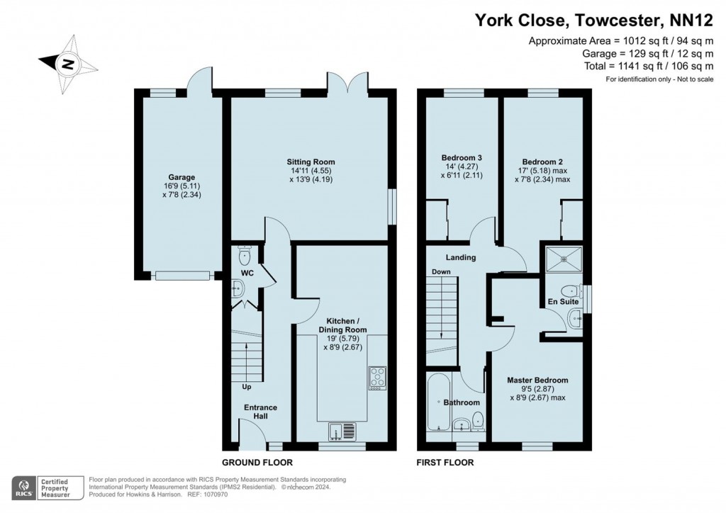 Floorplans For York Close, Towcester