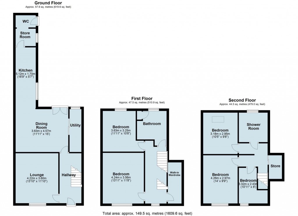 Floorplans For Welcome Street, Atherstone