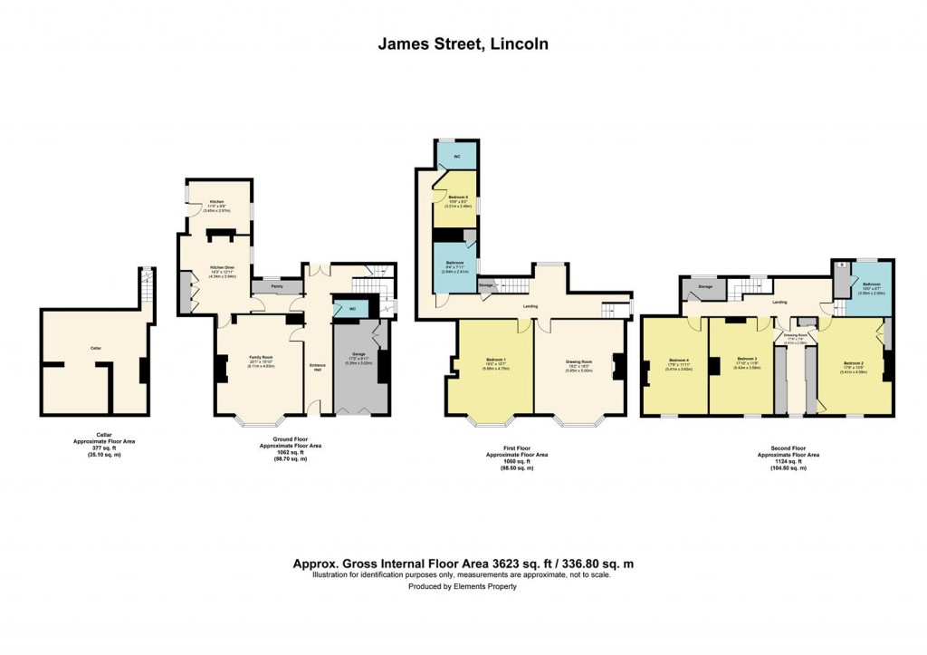 Floorplans For James Street, Lincoln