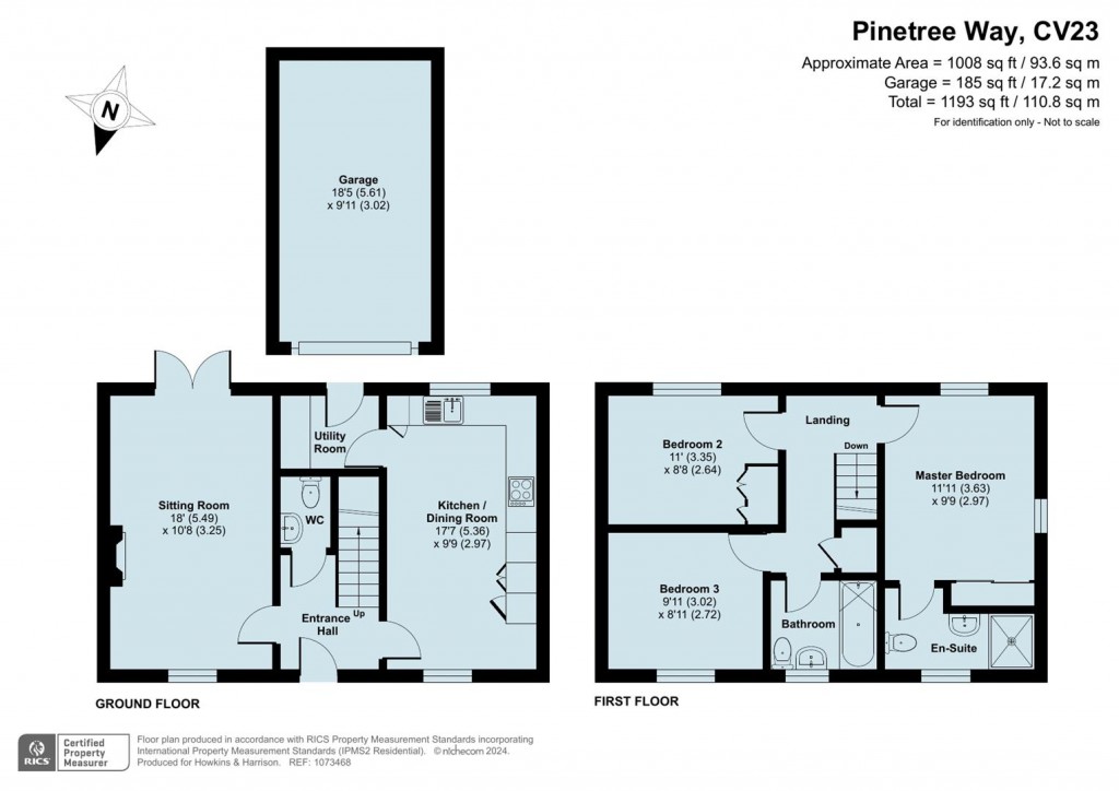 Floorplans For Pinetree Way, Houlton, Rugby