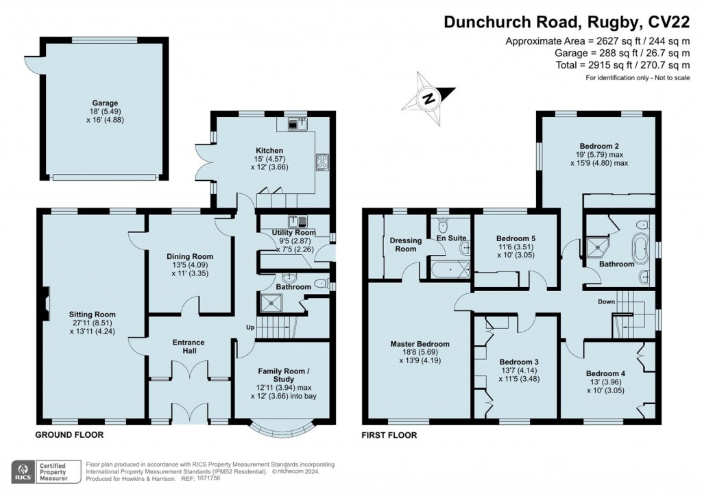 Floorplans For Dunchurch Road, Rugby