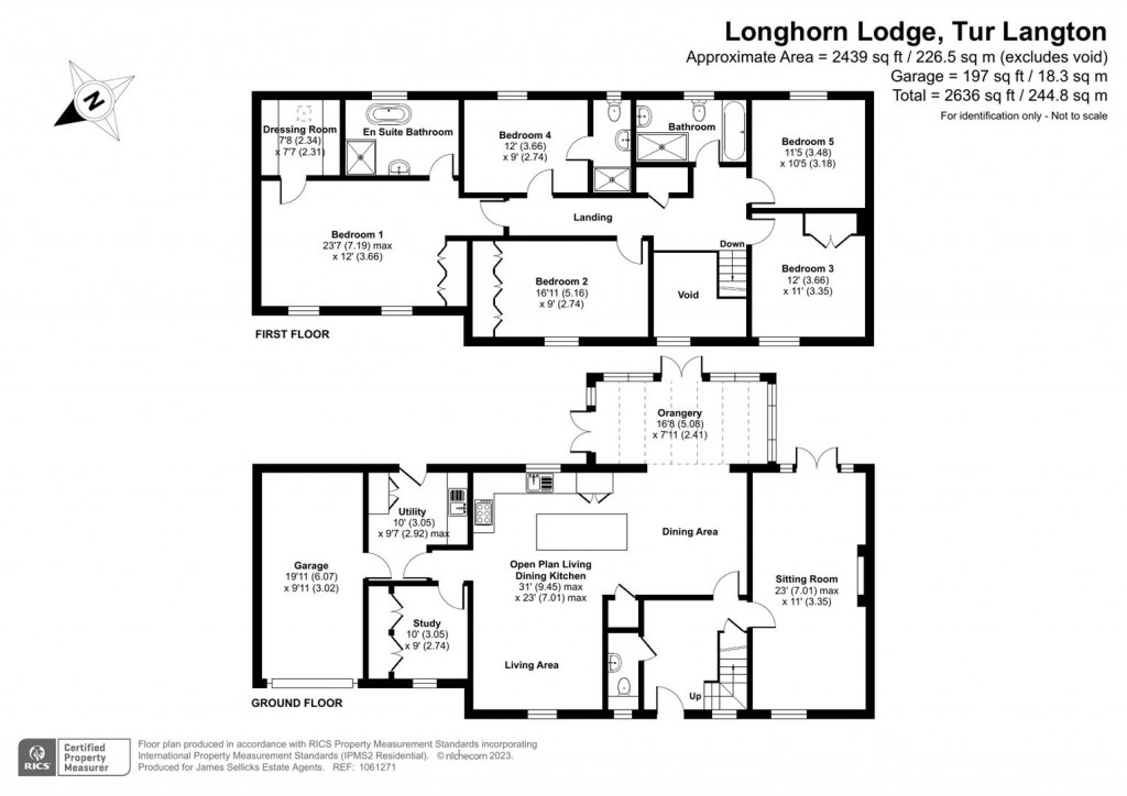Floorplans For Longhorn Lodge, Tur Langton, Leicestershire