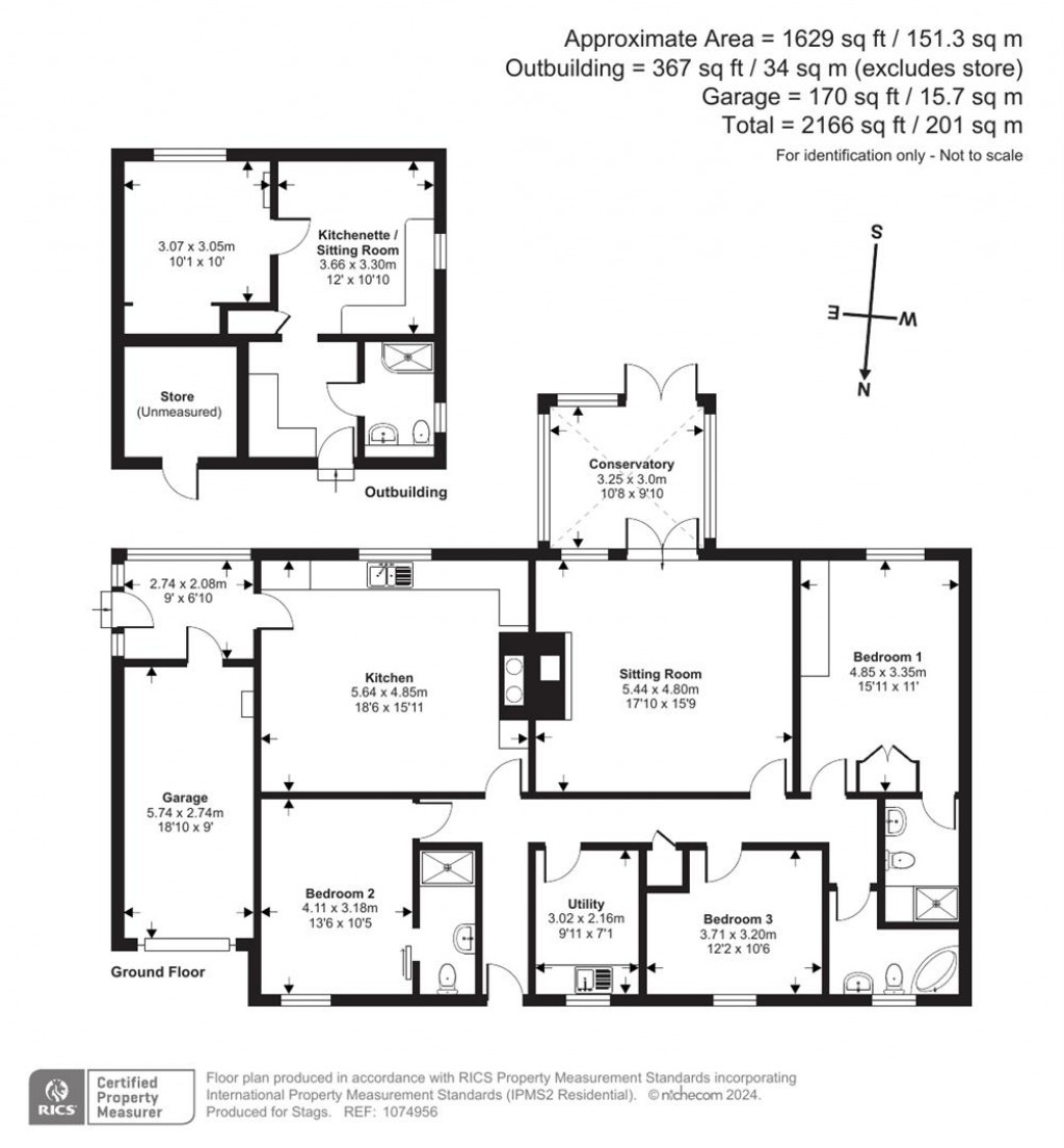 Floorplans For Yarnscombe, Barnstaple