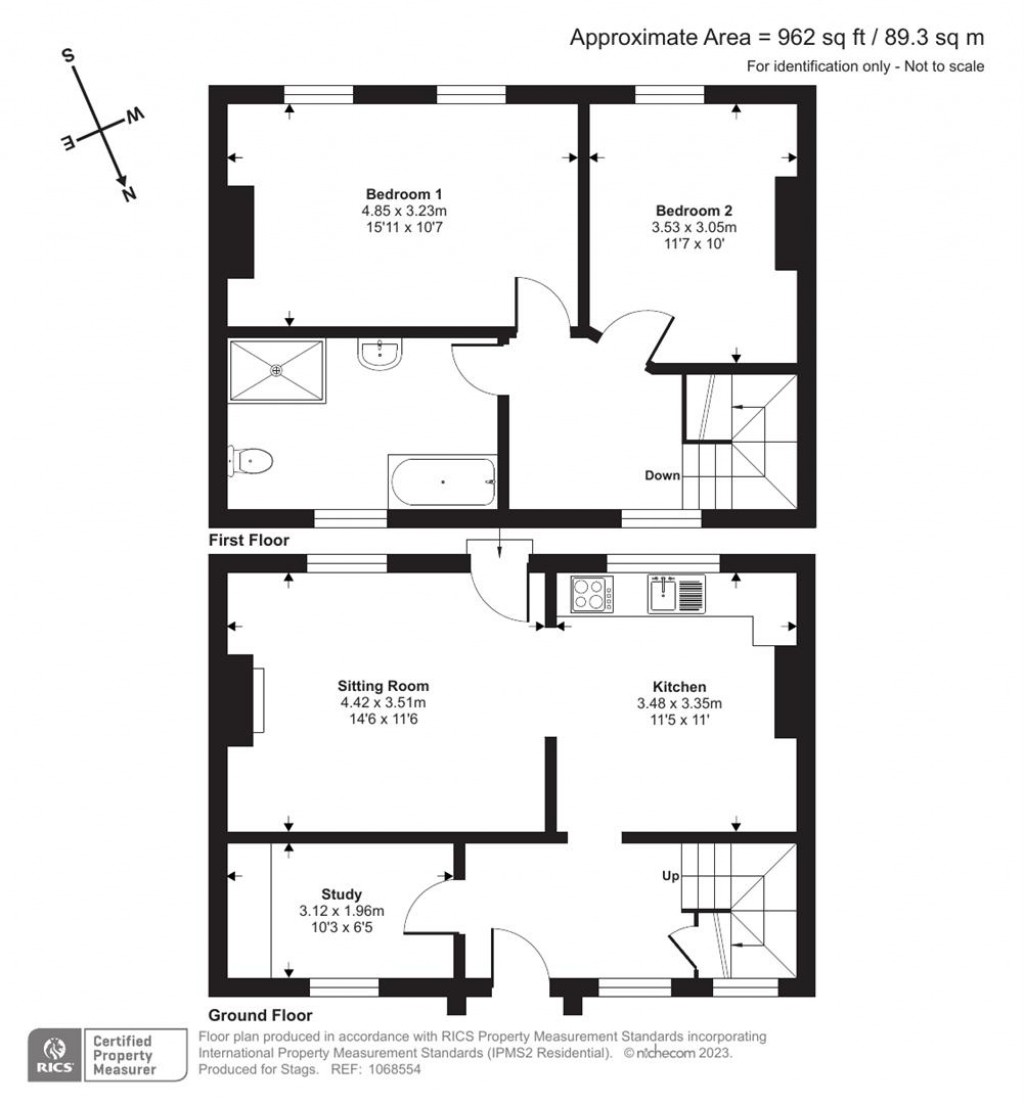 Floorplans For Ash Lane, Winsford, Minehead