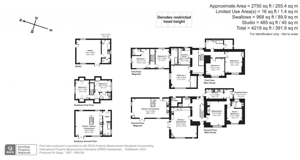 Floorplans For St. Giles-on-the-Heath, Launceston