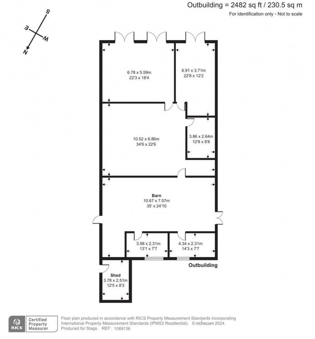 Floorplans For St. Giles-on-the-Heath, Launceston