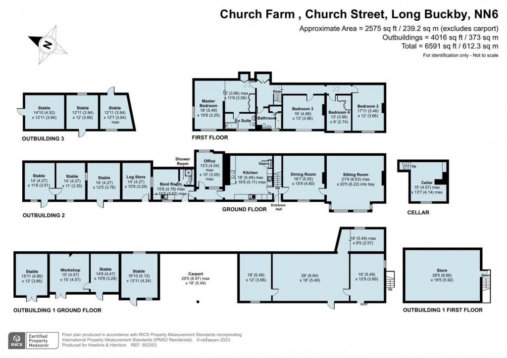 Floorplans For Church Street, Long Buckby, Northampton