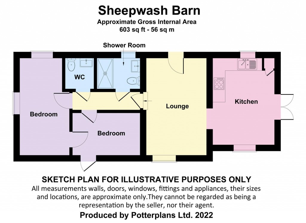 Floorplans For Middleton, Isle of Wight
