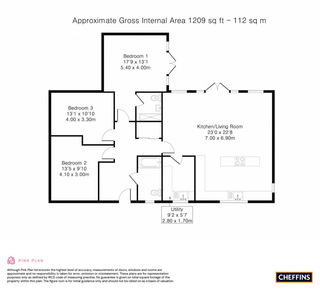 Floorplans For Streetly End, West Wickham