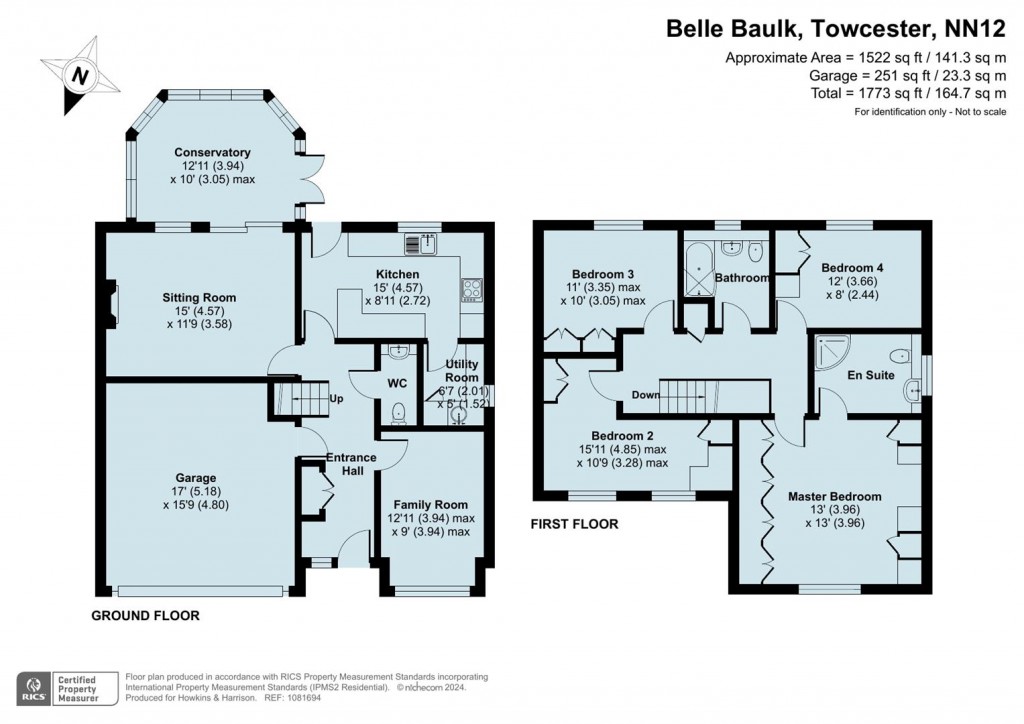 Floorplans For Belle Baulk, Towcester