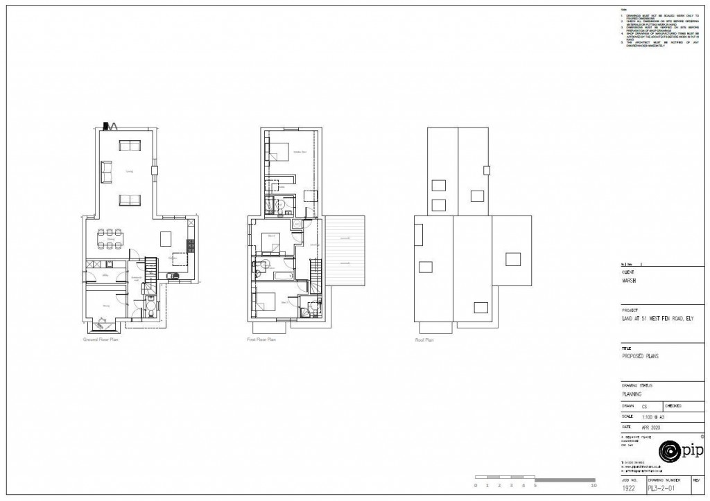 Floorplans For West Fen Road, Ely