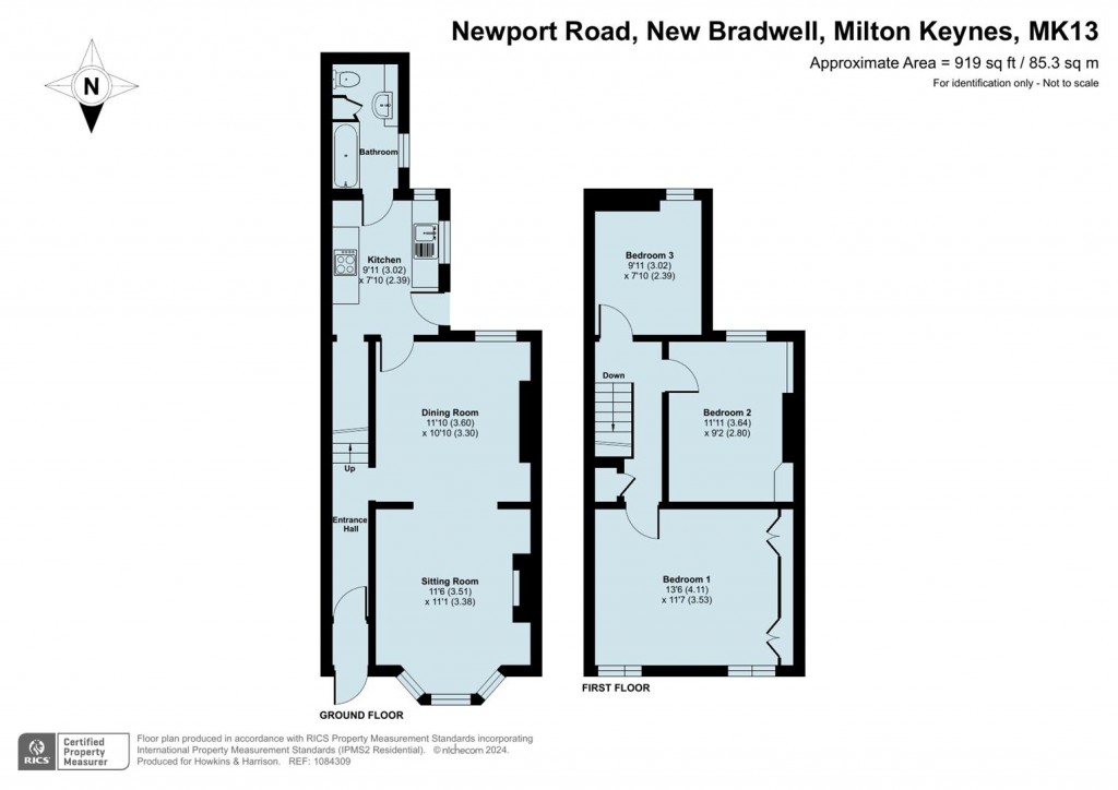 Floorplans For Newport Road, New Bradwell