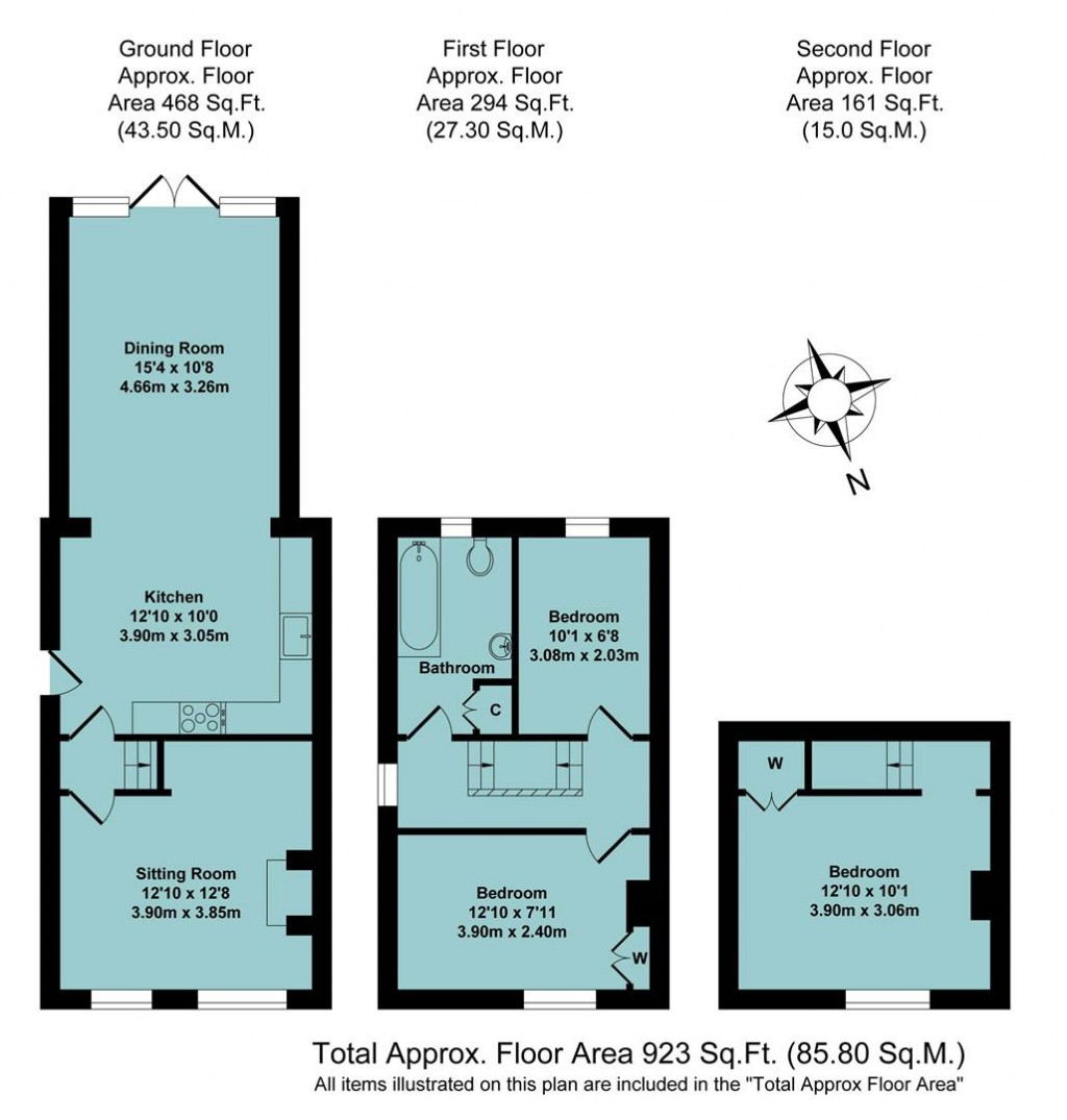 Floorplans For Warwick Road, Banbury