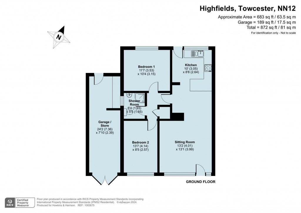 Floorplans For Highfields, Towcester