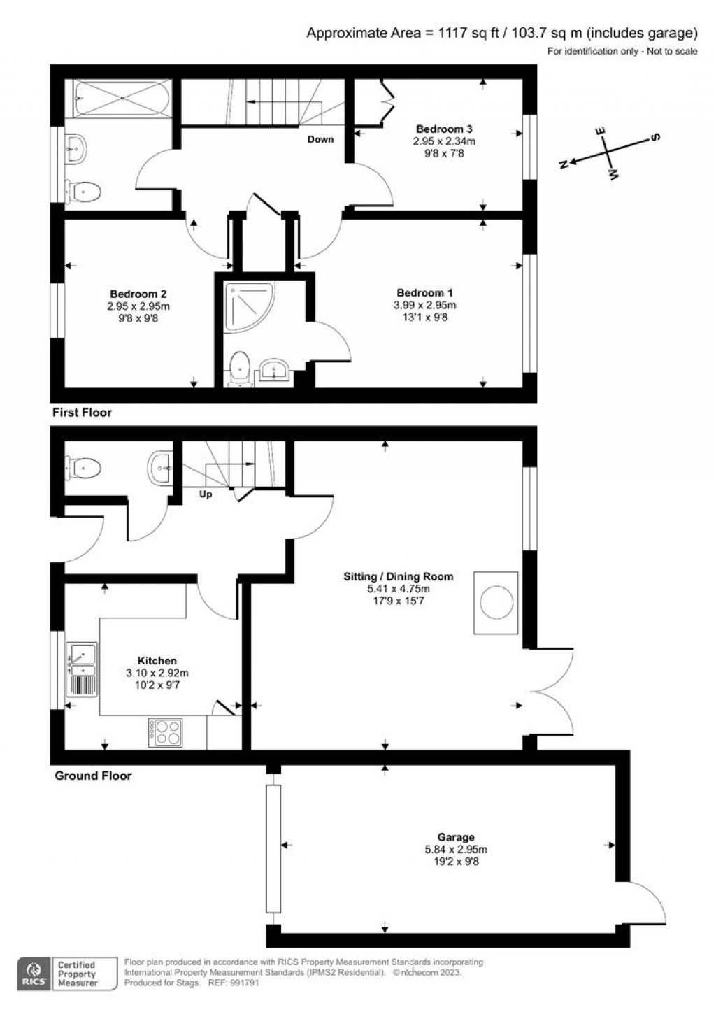 Floorplans For Coolbeg Close, Killigarth, Looe