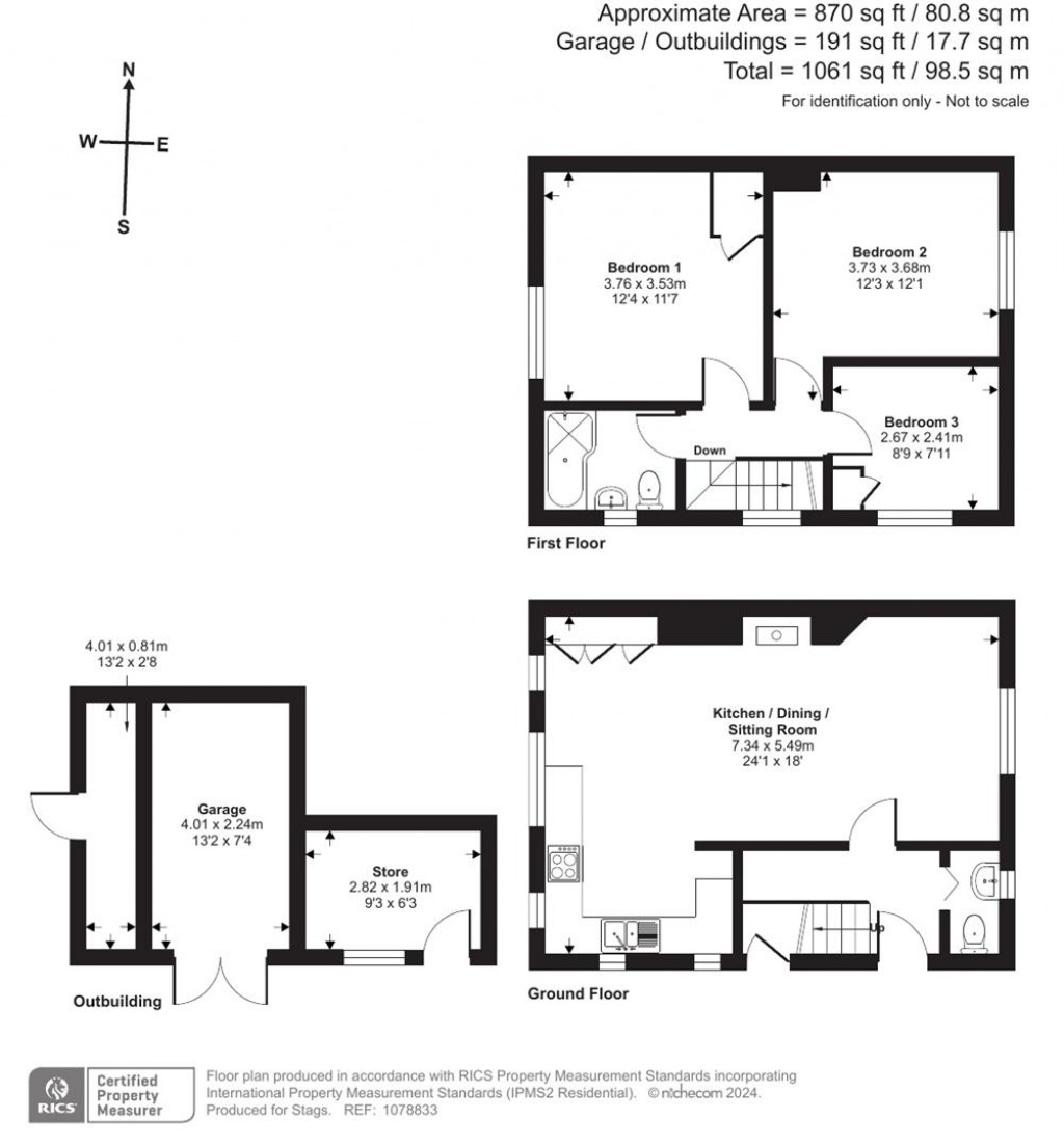 Floorplans For Ashcombe, Dawlish